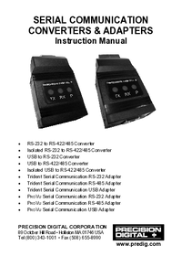 Thumbnail of document Manual - PDA8008 ProVu USB Serial Adapter